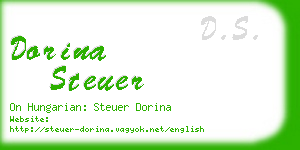 dorina steuer business card